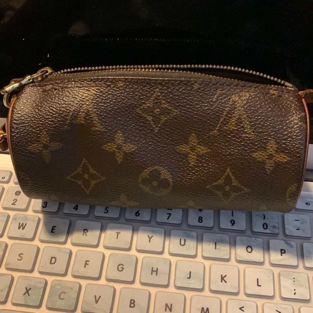 Louis Vuitton Vintage Monogram Canvas Papillon Mini Coin Purse